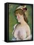 Blonde Woman with Bare Breasts, 1878-Edouard Manet-Framed Stretched Canvas