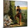 Blondel at Richard's Prison, 12th Century-null-Mounted Giclee Print