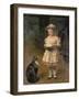 Blondes Maedchen Mit Katze-Otto Grashof-Framed Giclee Print