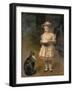 Blondes Maedchen Mit Katze-Otto Grashof-Framed Giclee Print