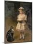 Blondes Maedchen Mit Katze-Otto Grashof-Mounted Giclee Print