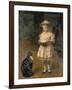 Blondes Maedchen Mit Katze-Otto Grashof-Framed Giclee Print