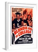 Blondie Goes to College-null-Framed Art Print