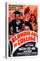 Blondie Goes to College-null-Stretched Canvas