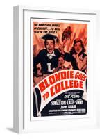 Blondie Goes to College-null-Framed Art Print