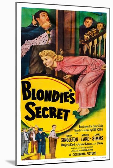 Blondie's Secret-null-Mounted Art Print