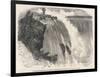 Blondin' Crosses Niagara Falls (With His Agent on His Back!)-null-Framed Art Print