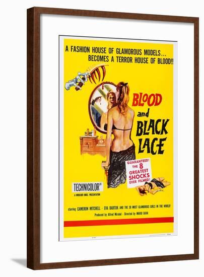 Blood and Black Lace-null-Framed Art Print