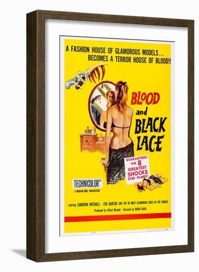 Blood and Black Lace-null-Framed Art Print