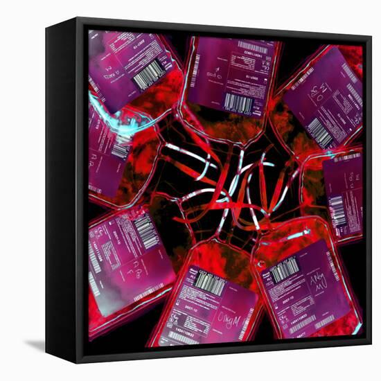 Blood Bags-Kevin Curtis-Framed Stretched Canvas