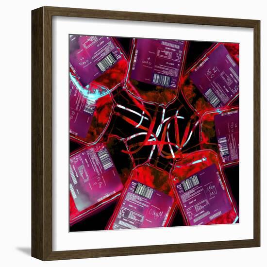 Blood Bags-Kevin Curtis-Framed Premium Photographic Print