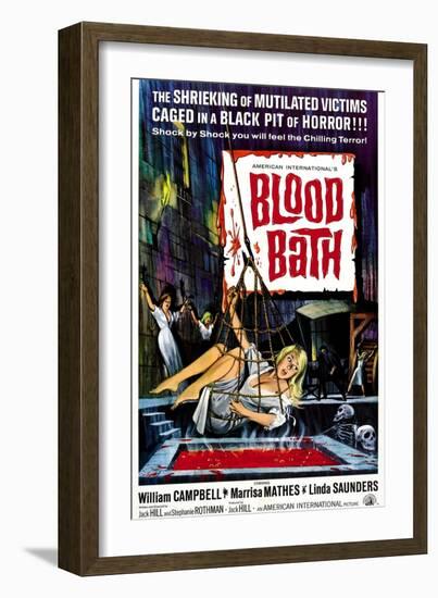 Blood Bath, (aka Portrait of Terror; Track of the Vampire), 1966-null-Framed Art Print
