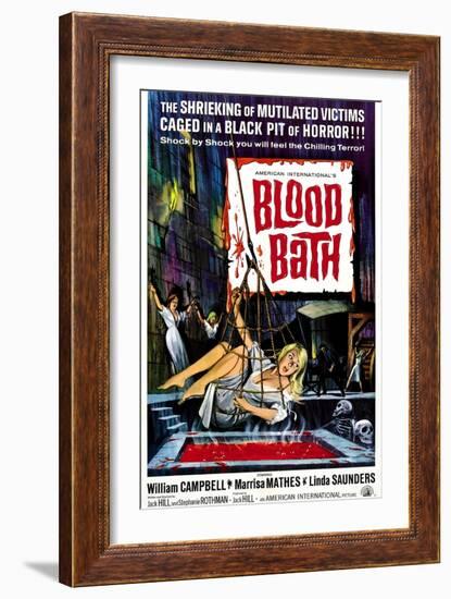 Blood Bath, (aka Portrait of Terror; Track of the Vampire), 1966-null-Framed Art Print