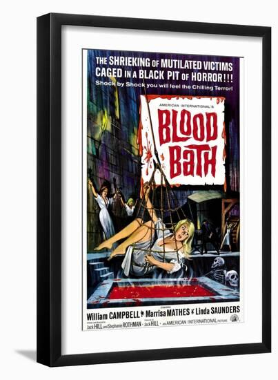 Blood Bath, (aka Portrait of Terror; Track of the Vampire), 1966-null-Framed Art Print