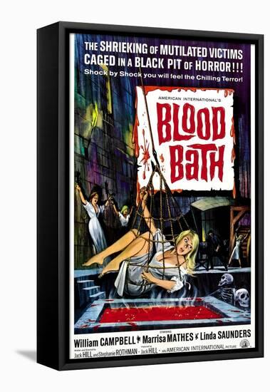 Blood Bath, (aka Portrait of Terror; Track of the Vampire), 1966-null-Framed Stretched Canvas