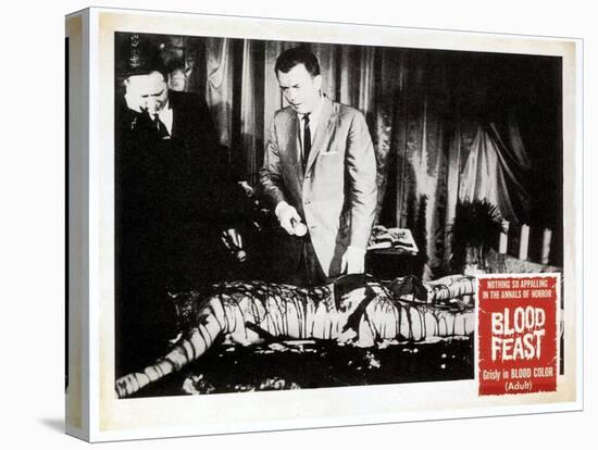 Blood Feast, From Left: Scott H Hall, William Kerwin, Louise Kemp, 1963-null-Stretched Canvas