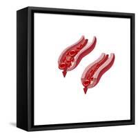 Blood Flow Through a Relaxed Artery Verus an Artery in Spasm-null-Framed Stretched Canvas