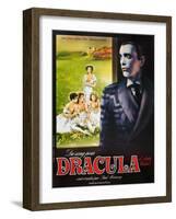 Blood for Dracula, (aka Andy Warhol's Dracula), Udo Kier on French Poster Art, 1974-null-Framed Art Print