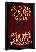 Blood For The Blood God-null-Framed Poster