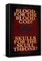 Blood For The Blood God-null-Framed Stretched Canvas