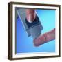 Blood Glucose Testing-Steve Horrell-Framed Premium Photographic Print