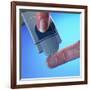 Blood Glucose Testing-Steve Horrell-Framed Photographic Print