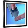 Blood Glucose Testing-Steve Horrell-Framed Photographic Print