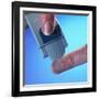 Blood Glucose Testing-Steve Horrell-Framed Photographic Print