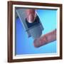 Blood Glucose Testing-Steve Horrell-Framed Photographic Print