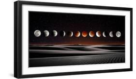Blood Moon Eclipse-Dale O’Dell-Framed Photographic Print