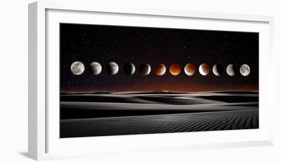 Blood Moon Eclipse-Dale O’Dell-Framed Photographic Print