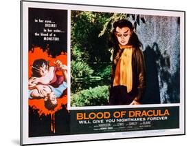 Blood of Dracula-null-Mounted Art Print