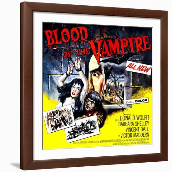 Blood of the Vampire, 1958-null-Framed Photo