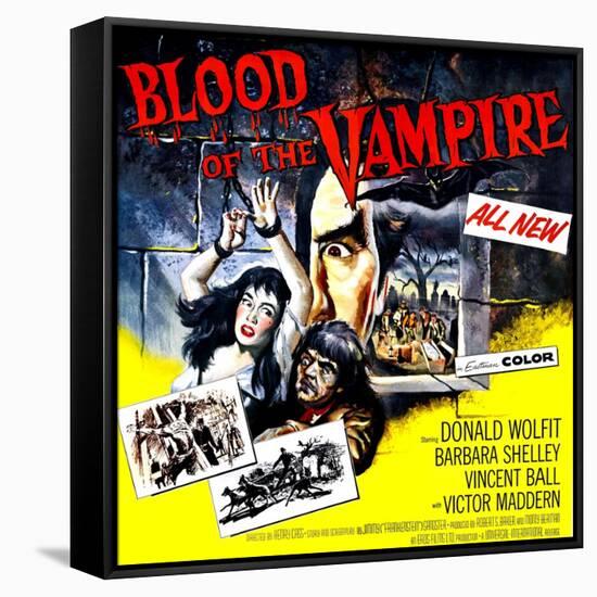 Blood of the Vampire, 1958-null-Framed Stretched Canvas