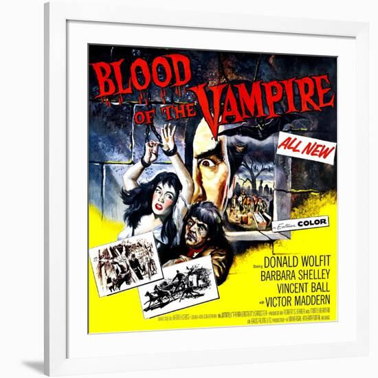 Blood of the Vampire, 1958-null-Framed Photo