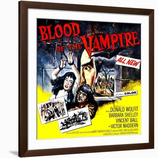 Blood of the Vampire, 1958-null-Framed Photo