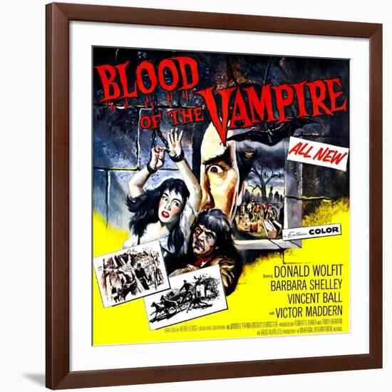 Blood of the Vampire, 1958-null-Framed Photo