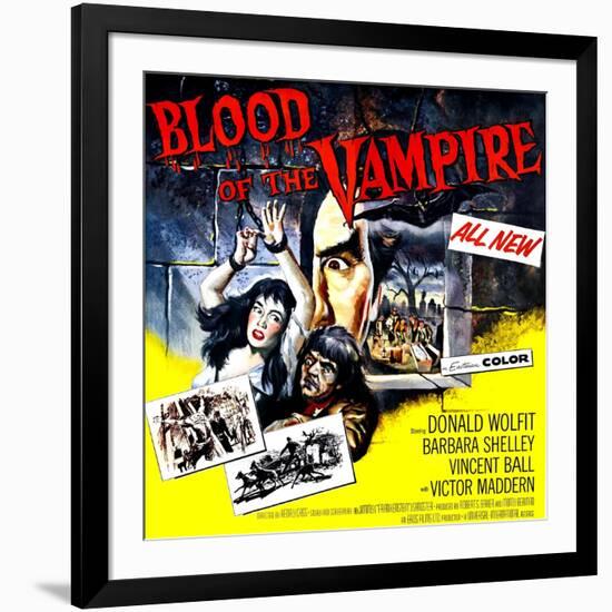 Blood of the Vampire, 1958-null-Framed Photo