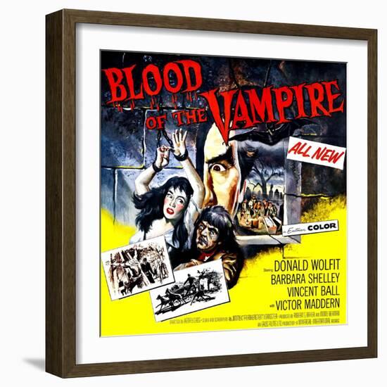 Blood of the Vampire, 1958-null-Framed Photo