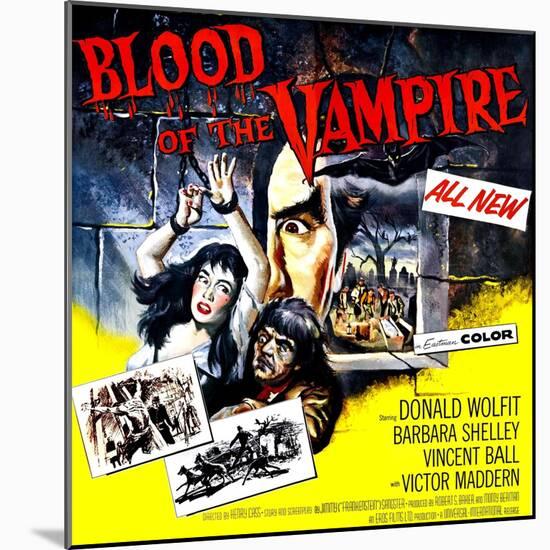 Blood of the Vampire, 1958-null-Mounted Photo