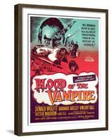 Blood of the Vampire, Donald Wolfit, Barbara Shelley, Victor Maddern, 1958-null-Framed Photo