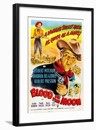 Blood on the Moon-null-Framed Art Print