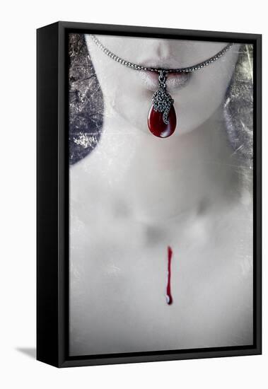 Blood Sucker-Maria J Campos-Framed Stretched Canvas