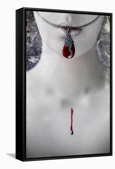Blood Sucker-Maria J Campos-Framed Stretched Canvas