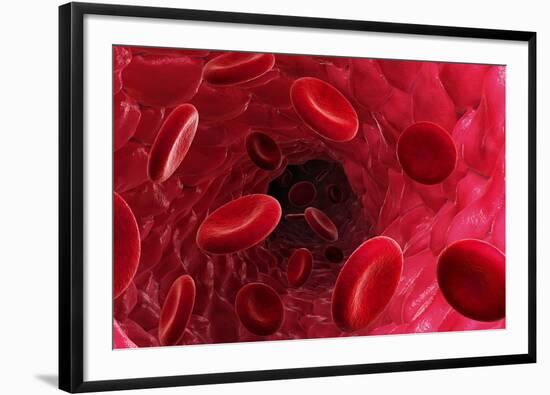 Blood Vessel, Artwork-David Mack-Framed Photographic Print