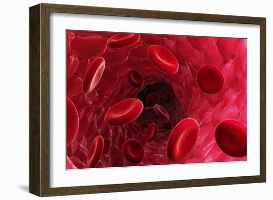 Blood Vessel, Artwork-David Mack-Framed Photographic Print