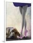 Bloodhound and Ballet Dancer-Fab Funky-Framed Art Print