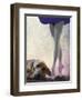 Bloodhound and Ballet Dancer-Fab Funky-Framed Art Print