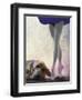 Bloodhound and Ballet Dancer-Fab Funky-Framed Art Print