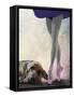 Bloodhound and Ballet Dancer-Fab Funky-Framed Stretched Canvas